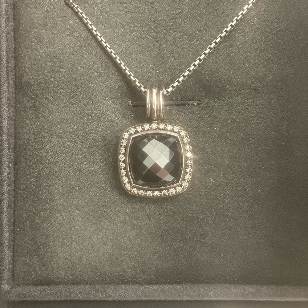 David Yurman Albion pendant necklace with box chain